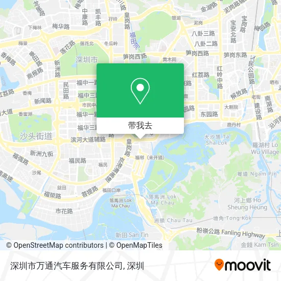 深圳市万通汽车服务有限公司地图
