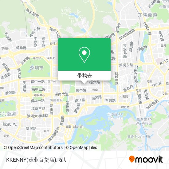 KKENNY(茂业百货店)地图