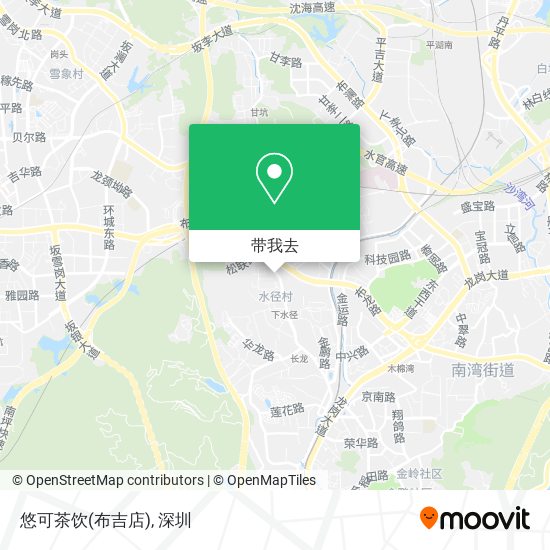 悠可茶饮(布吉店)地图
