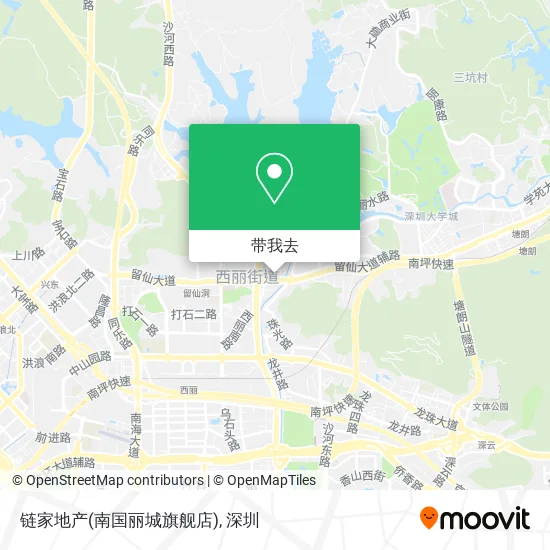 链家地产(南国丽城旗舰店)地图
