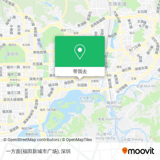 一方面(福田新城市广场)地图