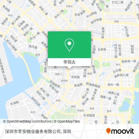 深圳市常安物业服务有限公司地图