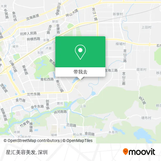 星汇美容美发地图