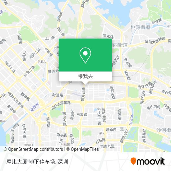 摩比大厦-地下停车场地图