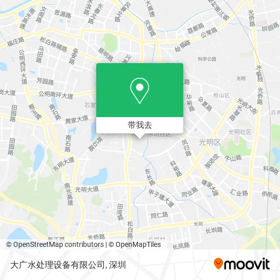 大广水处理设备有限公司地图