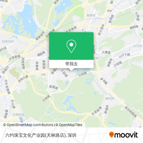 六约珠宝文化产业园(天林路店)地图