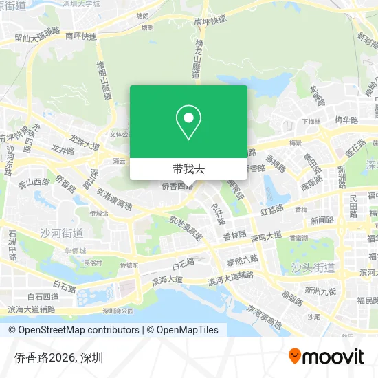 侨香路2026地图