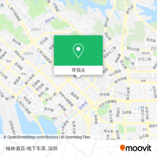 翰林酒店-地下车库地图