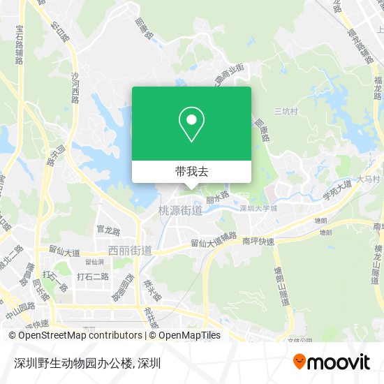 深圳野生动物园办公楼地图