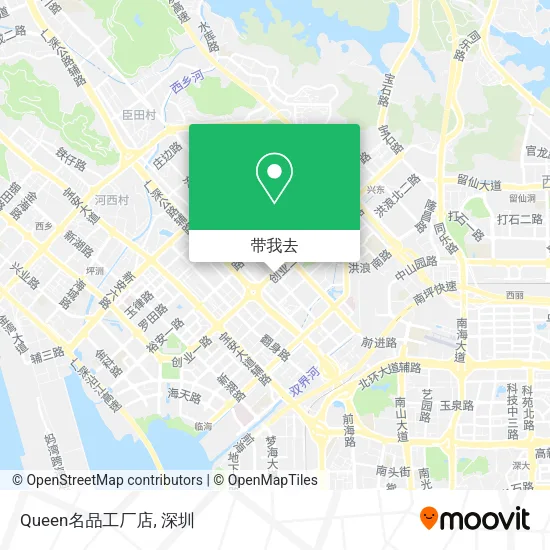 Queen名品工厂店地图