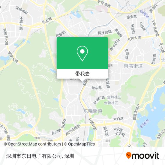 深圳市东日电子有限公司地图