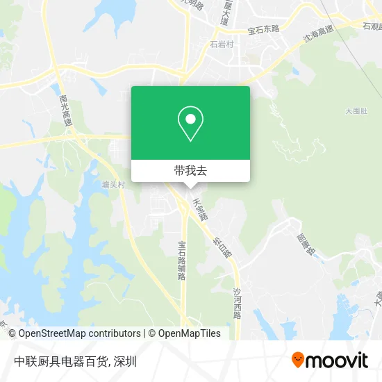 中联厨具电器百货地图