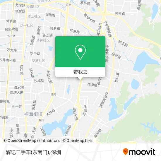 辉记二手车(东南门)地图