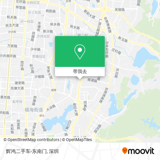 辉鸿二手车-东南门地图