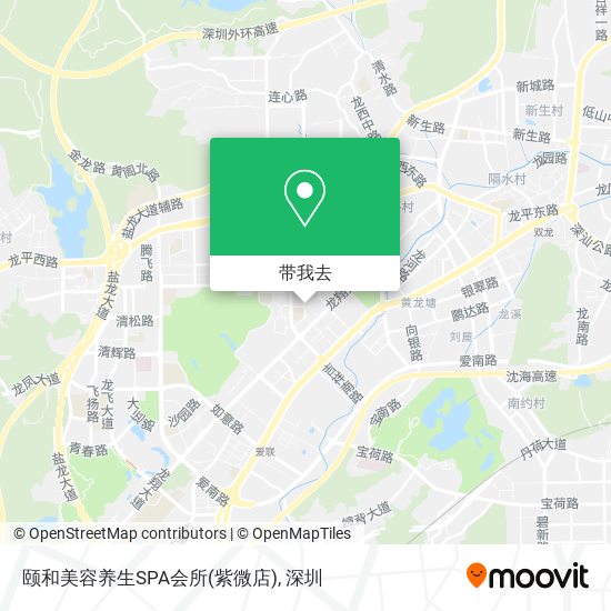 颐和美容养生SPA会所(紫微店)地图
