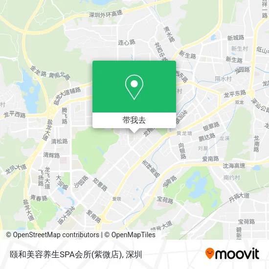 颐和美容养生SPA会所(紫微店)地图