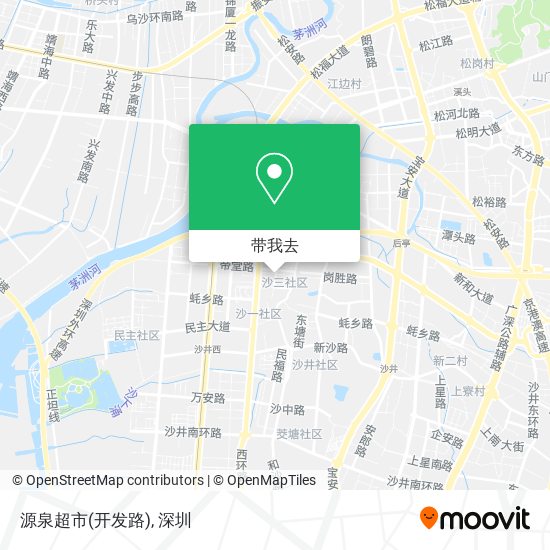 源泉超市(开发路)地图