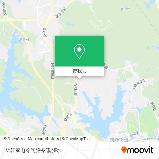 锦江家电冷气服务部地图