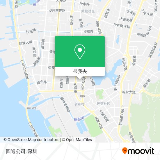 圆通公司地图