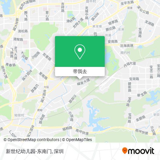 新世纪幼儿园-东南门地图