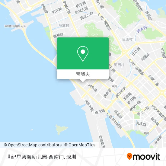 世纪星碧海幼儿园-西南门地图