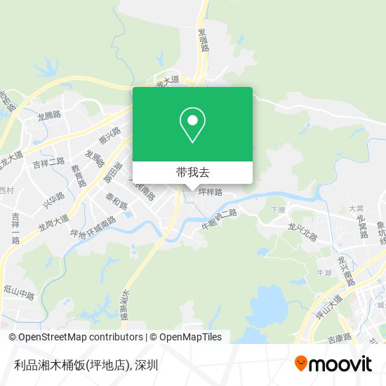 利品湘木桶饭(坪地店)地图