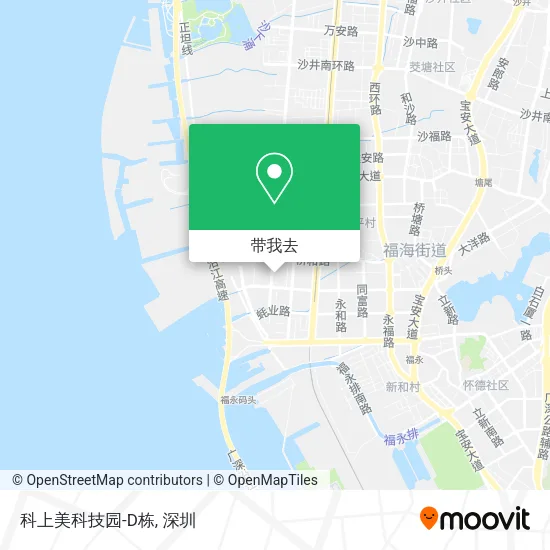 科上美科技园-D栋地图