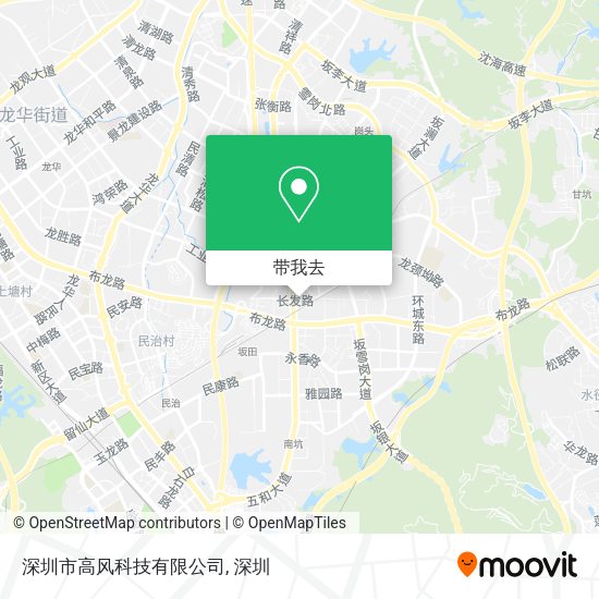 深圳市高风科技有限公司地图