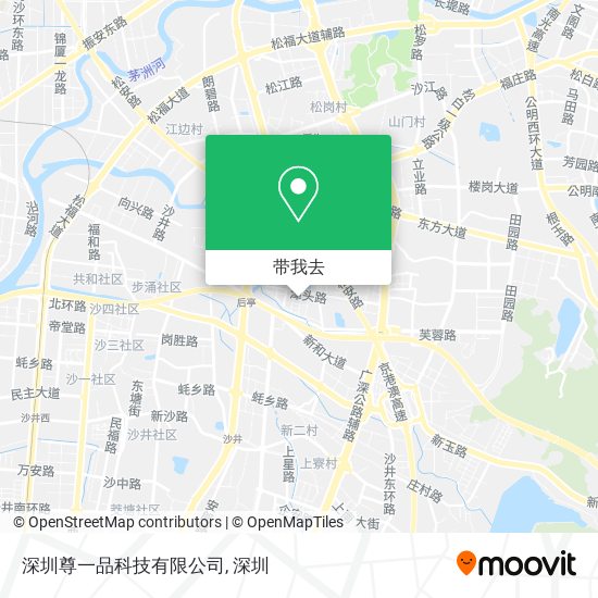 深圳尊一品科技有限公司地图