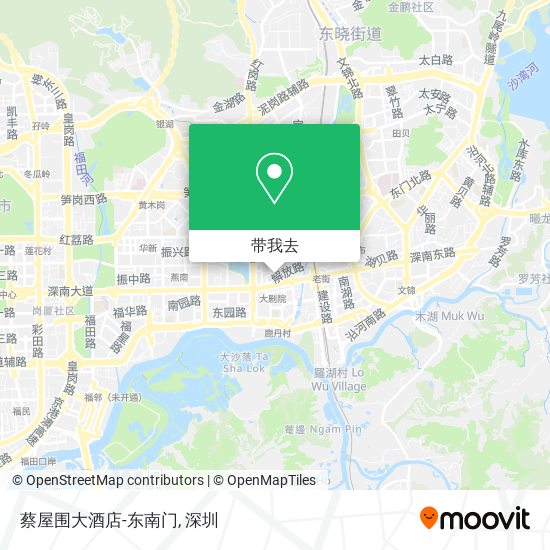 蔡屋围大酒店-东南门地图