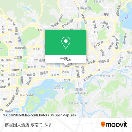 蔡屋围大酒店-东南门地图