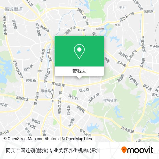 同芙全国连锁(赫拉)专业美容养生机构地图