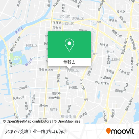 兴塘路/茭塘工业一路(路口)地图