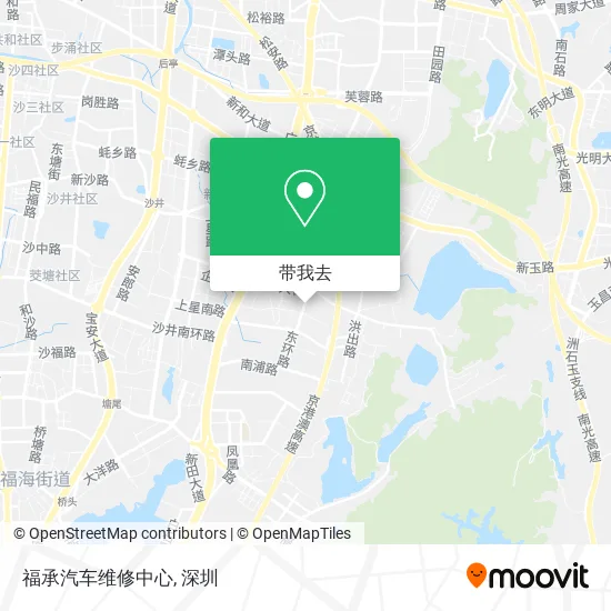 福承汽车维修中心地图