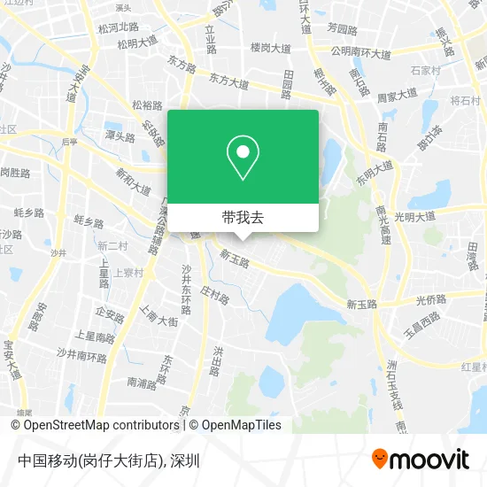 中国移动(岗仔大街店)地图