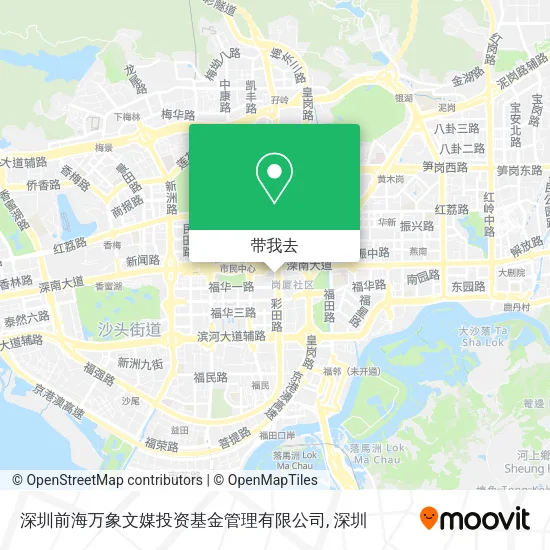 深圳前海万象文媒投资基金管理有限公司地图