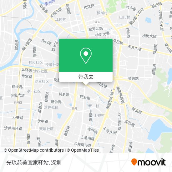 光琼苑美宜家驿站地图