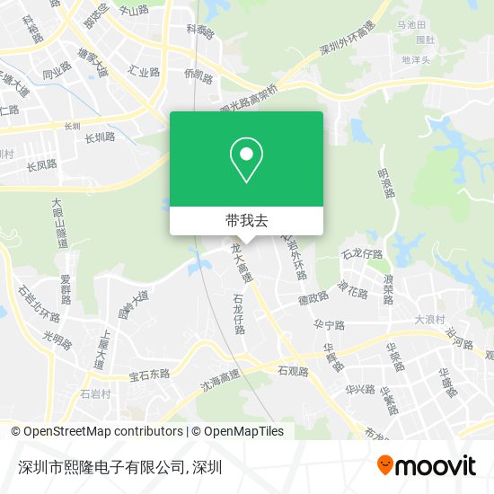 深圳市熙隆电子有限公司地图