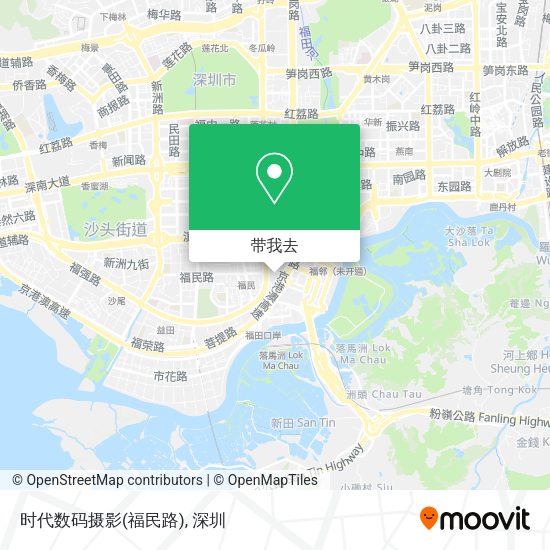 时代数码摄影(福民路)地图