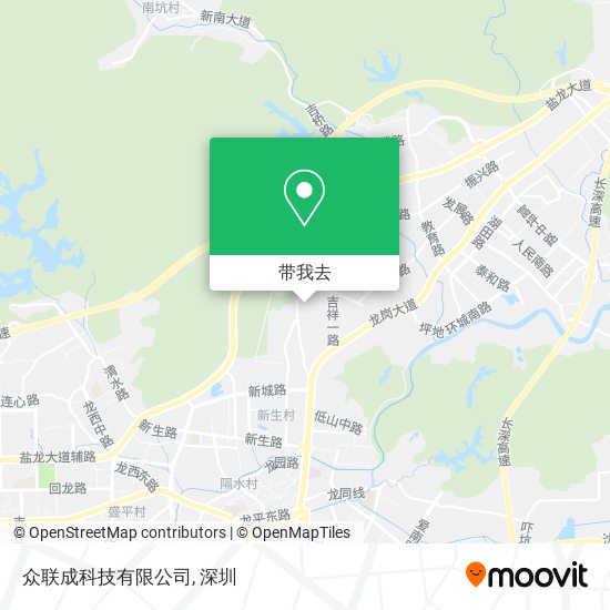 众联成科技有限公司地图