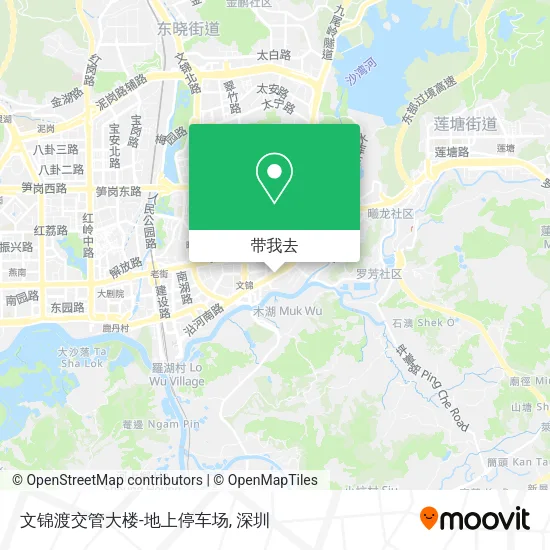 文锦渡交管大楼-地上停车场地图