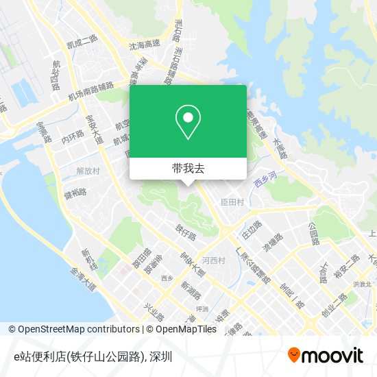 e站便利店(铁仔山公园路)地图