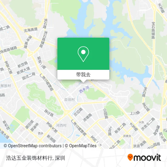 浩达五金装饰材料行地图