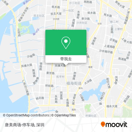 唐美商场-停车场地图