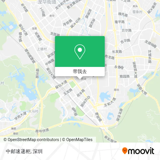 中邮速递柜地图