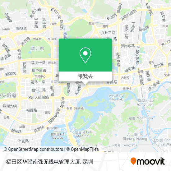 福田区华强南强无线电管理大厦地图
