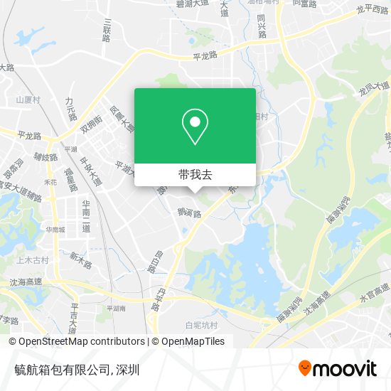 毓航箱包有限公司地图