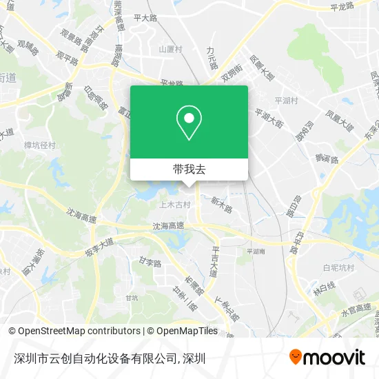 深圳市云创自动化设备有限公司地图