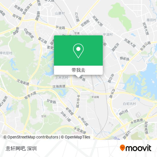 意轩网吧地图
