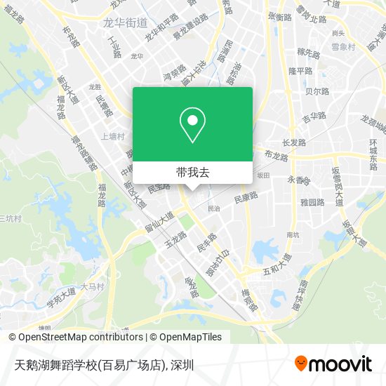 天鹅湖舞蹈学校(百易广场店)地图